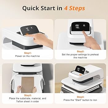 Amazon.com: HTVRONT Auto Heat Press 2 - Heat Press Machine